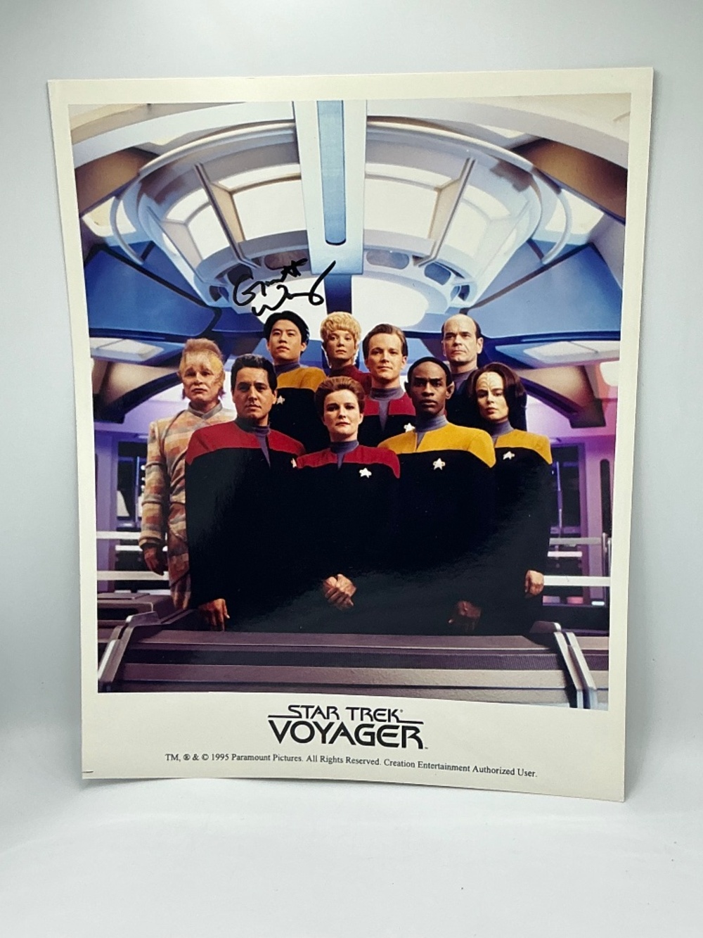 Star Trek Autographed Garrett Wang Signed Photo Harry Kim Voyager Cast 8x10